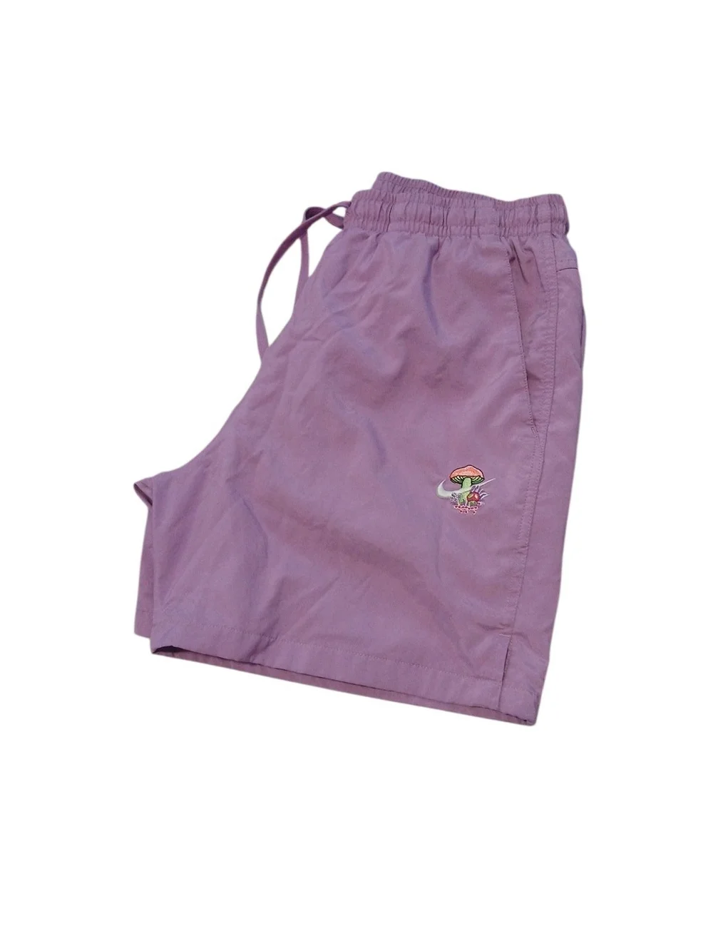 Nike Limited Sportswear City Edition Mushroom Embroidery Shorts Lavender Large